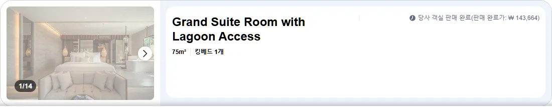 Grand Suite Room with Lagoon Access